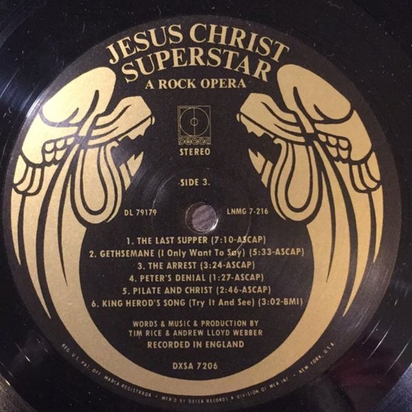 Jesus Christ Superstar -(A Rock Opera) Vinyl 2xLP - Picture 6 of 7